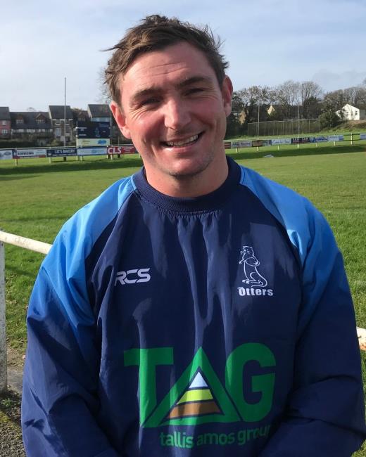 Matthew John - assistant coach for Narberth scores their only try